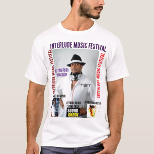 FESTIVAL DE MUSIQUE INTERLUDE. T-shirt de base pou
