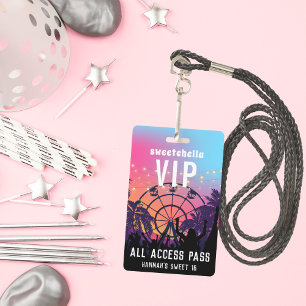 Festival de musique   Tous les badges d'accès