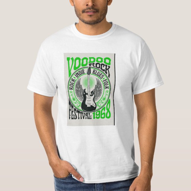 Festival de rock vaudou 1968 t-shirt (Devant)
