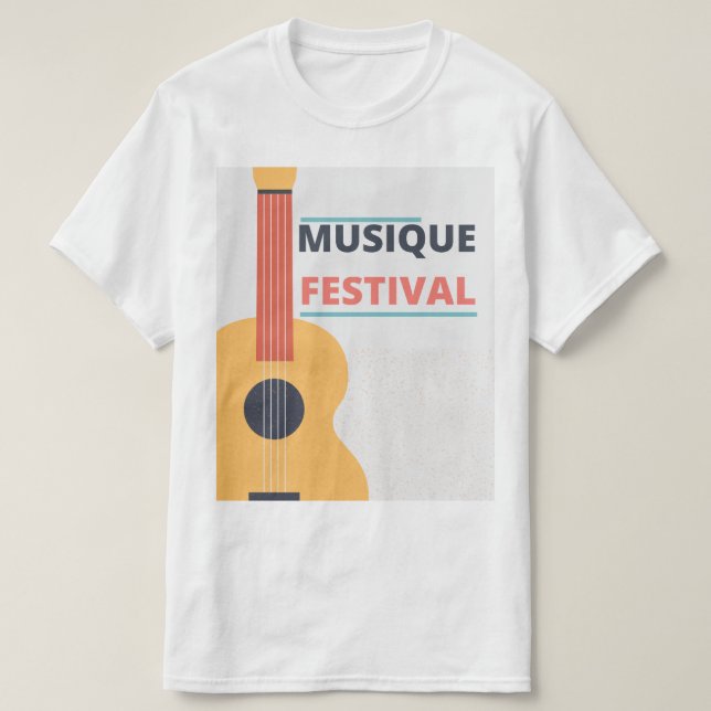 Festival musique t-shirt  (Design devant)