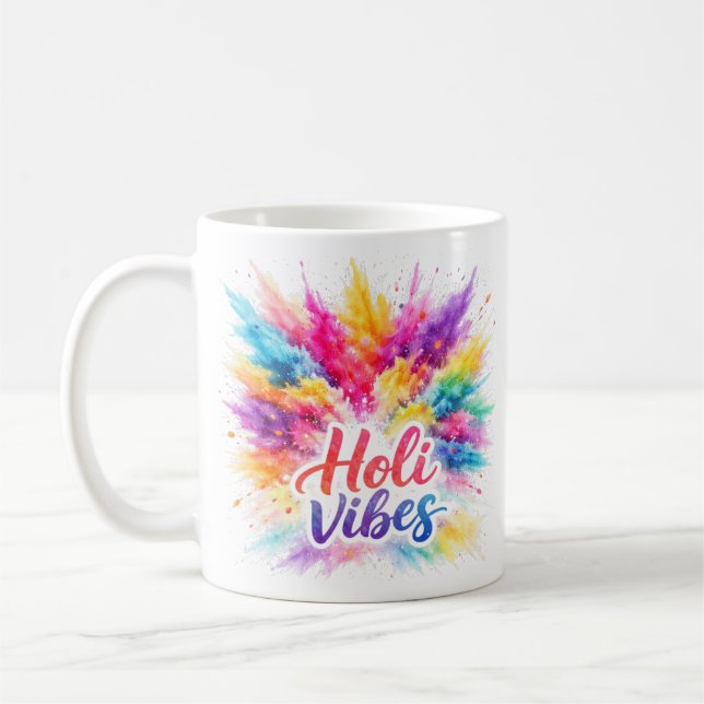 Festival of Colors - Holi Tasse (Gauche)