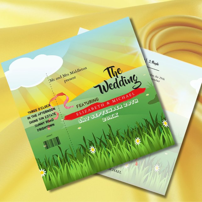 Festival Rustique moderne Faire-part de mariage de (Créateur téléchargé)