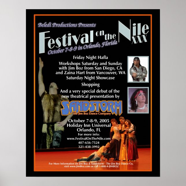 Festival sur le Nil XXX Poster (Devant)