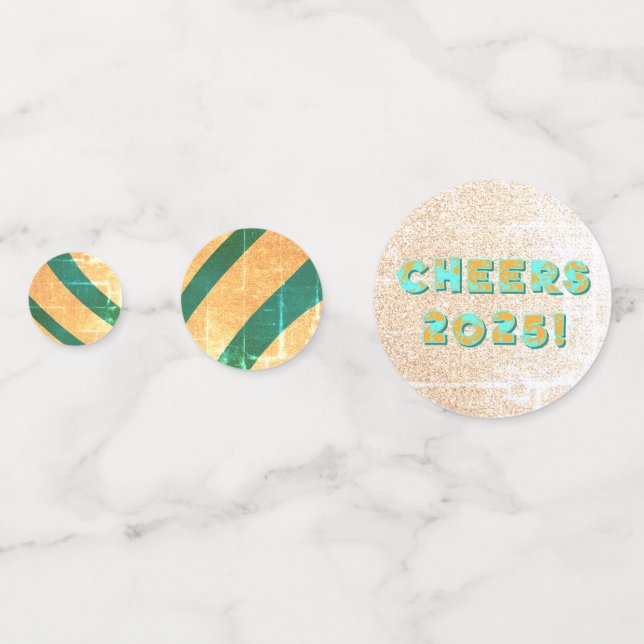 FESTIVATE confetti à SUNSET STRIPPEED (Derrière)