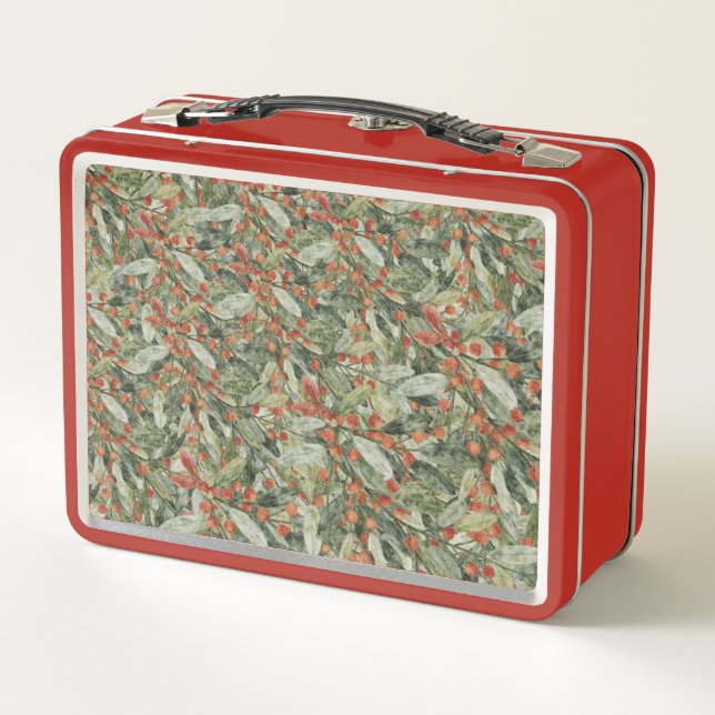 Festive Botanical Christmas Lunch Box (Dos)