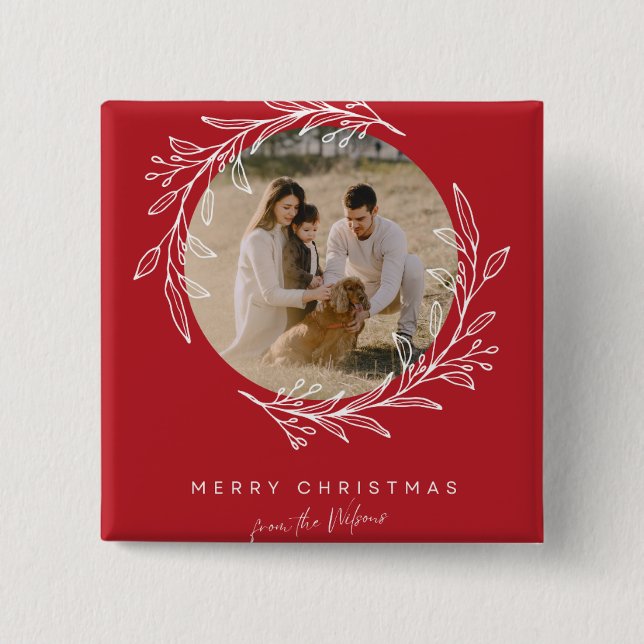 Festive Cheer Pin! ✨ Custom Christmas Button Badge (Devant)