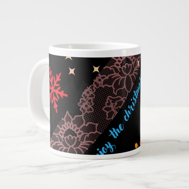Festive Christmas Mug – Merry Holidays Coffee Cup  (Devant gauche)
