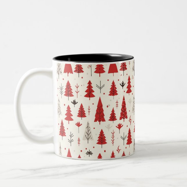 Festive Christmas Tree Mug (Gauche)