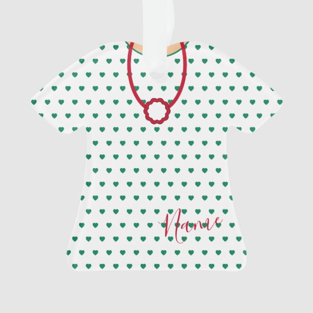 Festive Coeurs Décolorés Robe de Noël (devant)