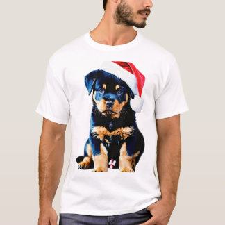 Festive & Furry: Santa Dog T-Shirt Collection