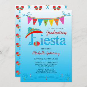 Festive Graduation Fiesta Invitation