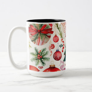 FESTIVE JOY CHRISTMAS CAFÉ MUG