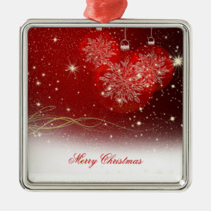 Festive "Joyeux Noël" flocons de neige ornements