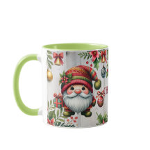 Festive Joyeux Noël Gnome Mug