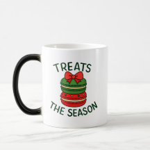 Festive Macaron Holiday Mug