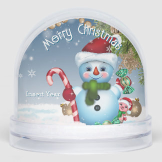 Festive Merry Christmas Snowman Keepsake