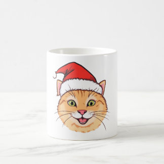 Festive Père Noël Cat Mug - Perfect Christmas Gift