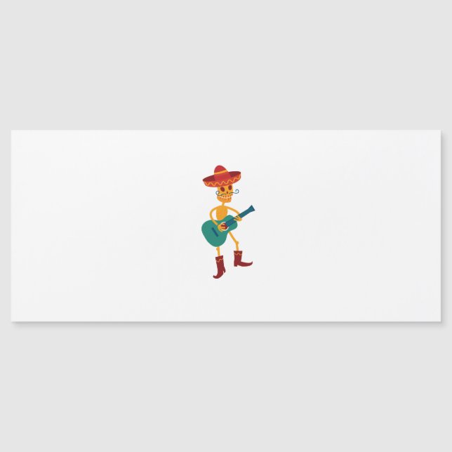 Festive Skeleton Guitar Player (Devant)