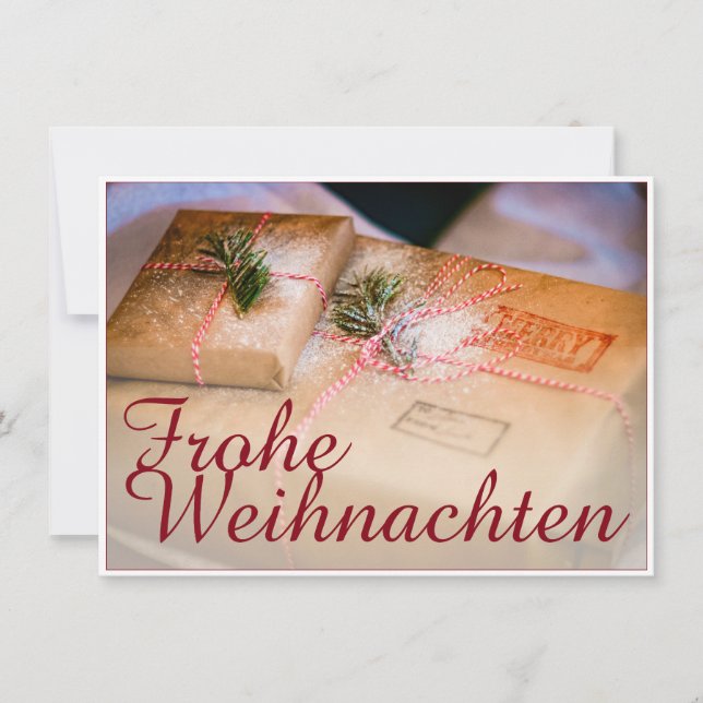Festliche Geschenke als Weihnachtsmotiv (Devant)