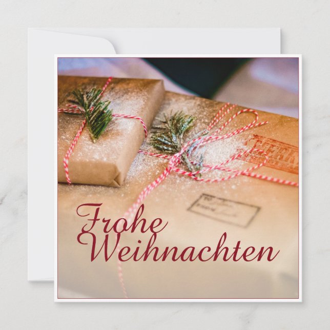 Festliche Geschenke als Weihnachtsmotiv (Devant)