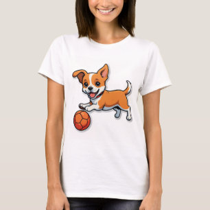 Fetch Happens - Drôle Dog Cartoon T-Shirt