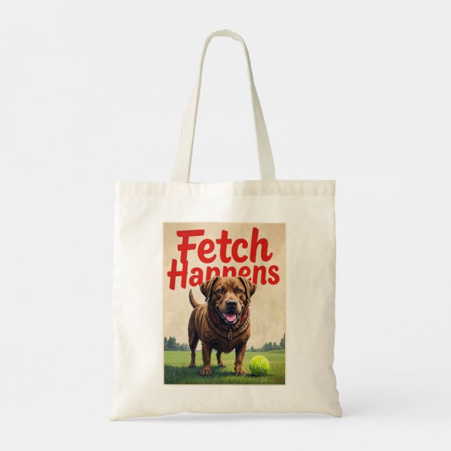 Fetch Happy sac fourre-tout chien humoristique bou (Dos)