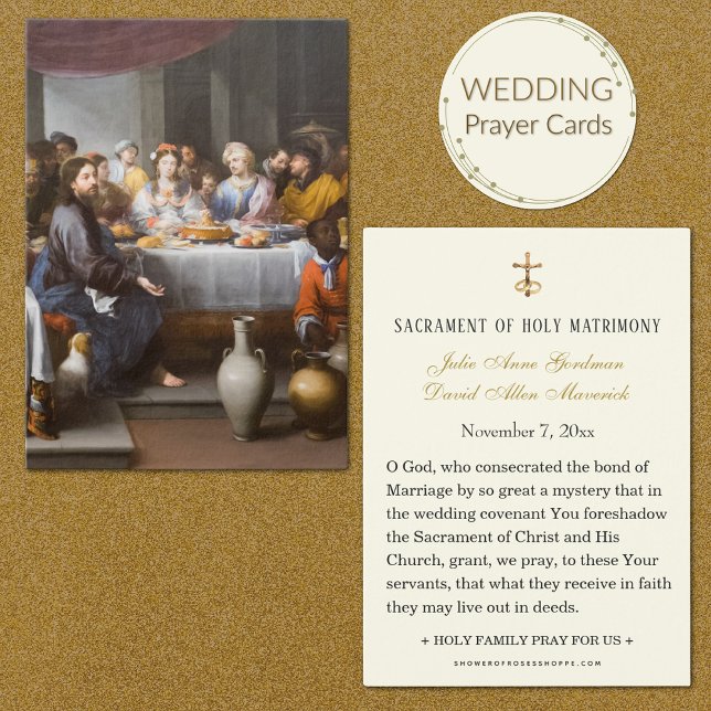 Fête à la Carte Sainte Mariage Cana (Créateur téléchargé)