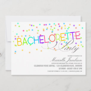 Fête Bachelorette Invitations