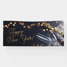 Fête ! Bannière du Nouvel An