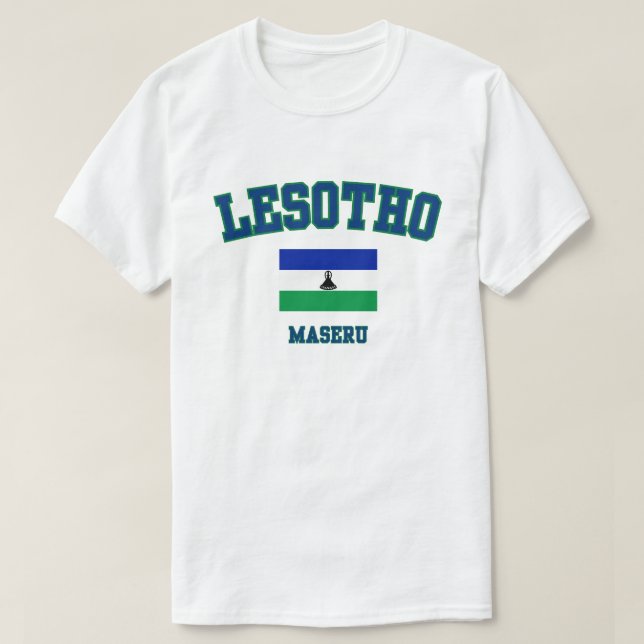 Fête Basotho Pride Lesotho Drapeau T-shirt (Design devant)