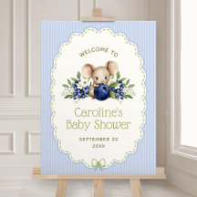 Fête Bébé Garçon Bleuet Sucré