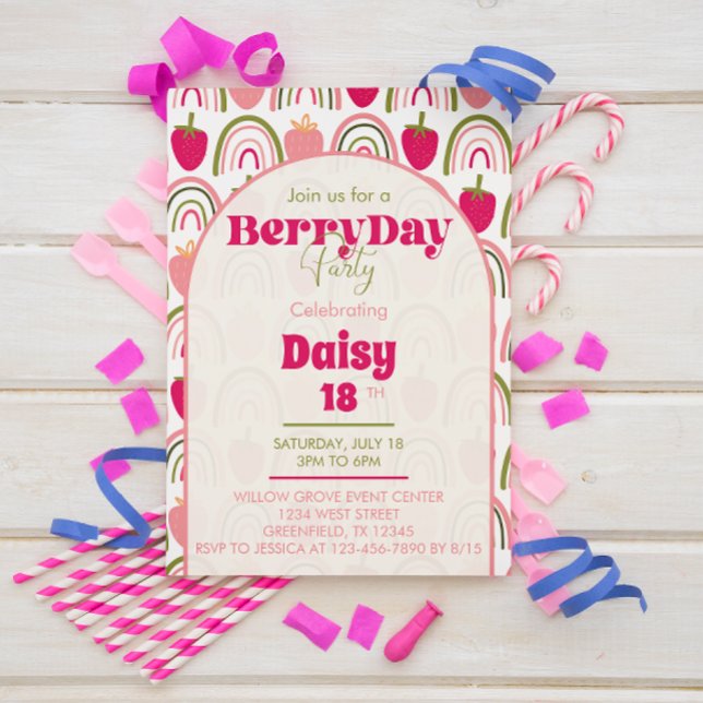 Fête BerryDay - invitation anniversaire (Créateur téléchargé)