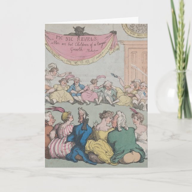 Fête - Carte de vœux pliée (Devant)