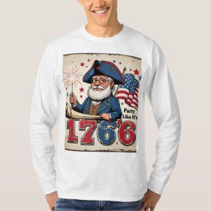 Fête Comme C'est 1776 Papa Patriotique T-Shirt