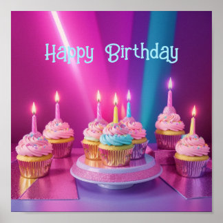 Fête d'anniversaire - Affiche