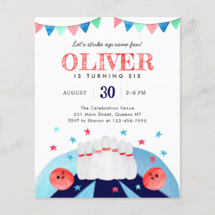 Fête d'anniversaire Bowling Budget Faites monter l