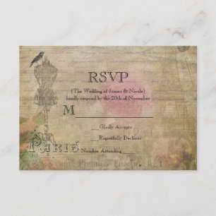 Fête d'anniversaire chic Paris vintage RSVP de mar