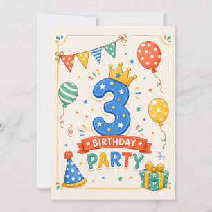 Fête d'anniversaire colorée et personnalisée pour