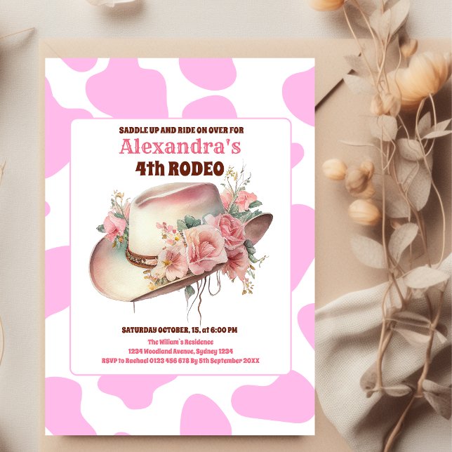 Fête d'anniversaire de Cowgirl sauvage à petit bud (Créateur téléchargé)