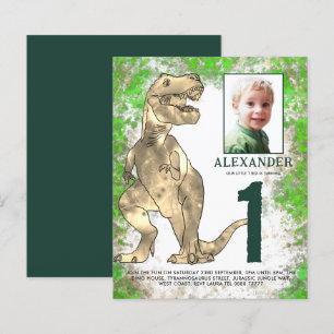 Fête d'anniversaire de Dinosaur Jungle 1ère année 
