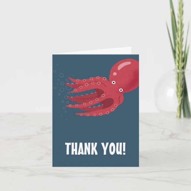 Fête d'anniversaire de la pieuvre natation Merci (Devant)