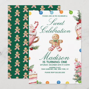 Fête d'anniversaire de Noël Célébration sucrée
