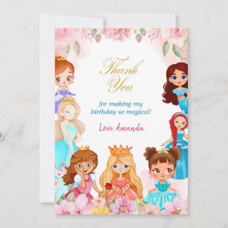 Fête d'anniversaire de Princesse Fille 3 ans Merci