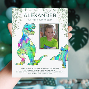 Fête d'anniversaire Dinosaure Jungle T Rex Rugisse