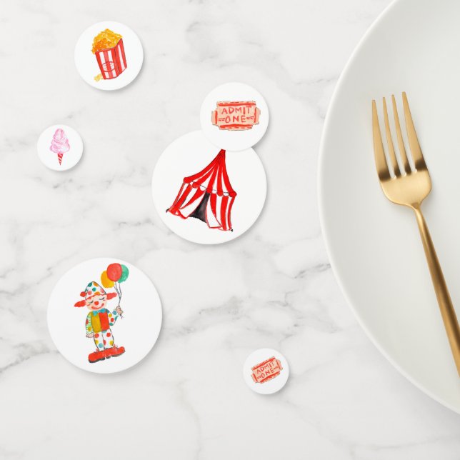 Fête d'anniversaire du carnaval confetti (Groupe)