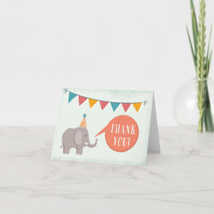 Fête d'anniversaire du cirque de l'éléphant Merci
