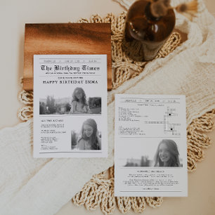 Fête d'anniversaire du journal moderne