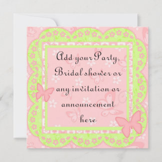 Fête d'anniversaire du printemps ou invitation pol