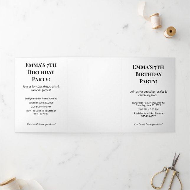 Fête d'anniversaire personnalisée triple lettre pl (Extérieur)