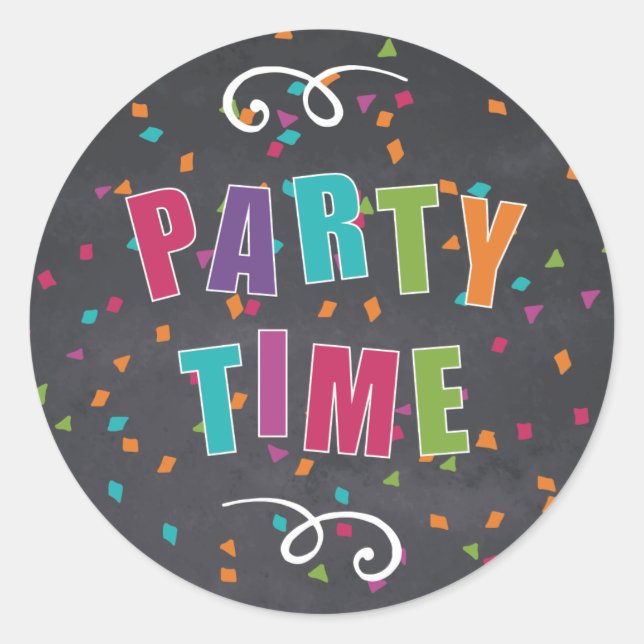 Fête d'anniversaire pour enfants - Sticker (Devant)